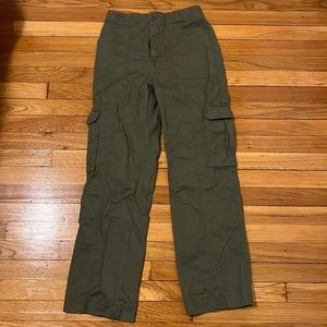 Abercrombie and fitch cargo straight leg pants